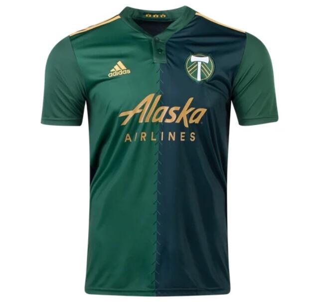 2021/22 Portland Timbers Home Kit Soccer Jersey